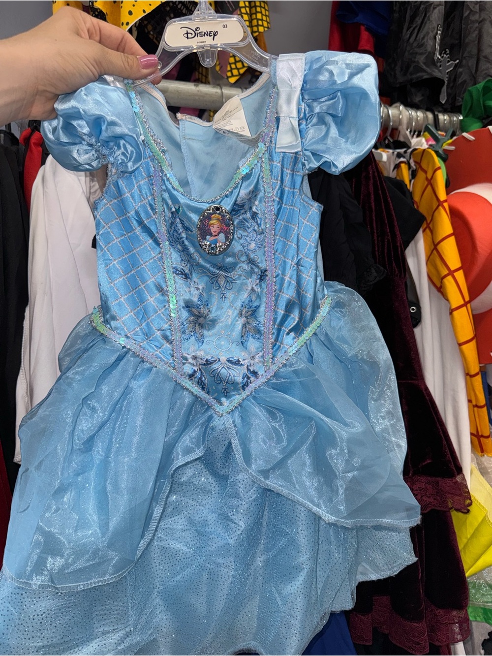 Disney Light Blue Cinderella Princess Dress Costume
